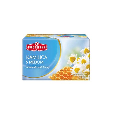 Pripravený skorocelový čaj s medom