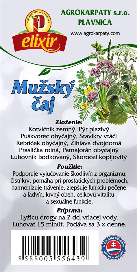 Byliny používané v elixíre Vilmy Jamnickej