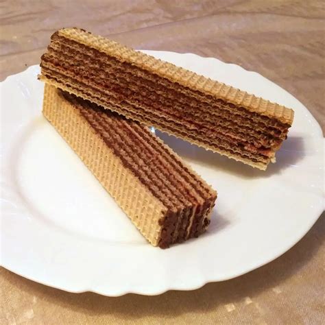 Zaťažené plnené oblátky v chladničke