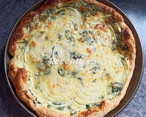 Špenátový quiche s ricottou