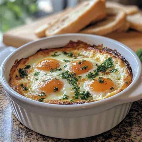 Delikátne Oeufs En Cocotte s hubami a kôprom
