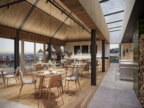 Moderný interiér ECK Restaurant s dôrazom na detail