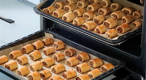 Upečené slané koláčiky s krémovou plnkou