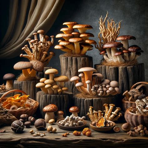Exotické čínske korenie a huby shiitake