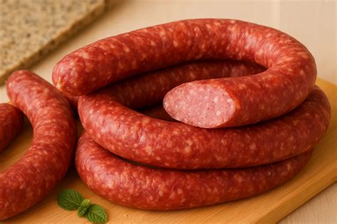 Suroviny na výrobu klobásy z diviny