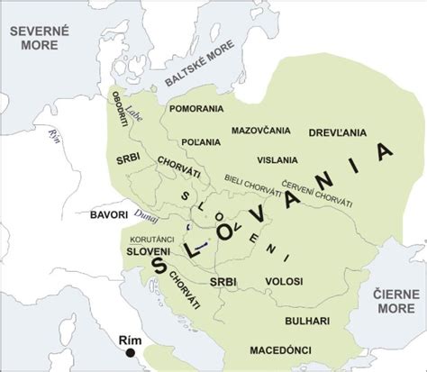 Územie Euroázie obývané Slovanmi v 10.-11. storočí