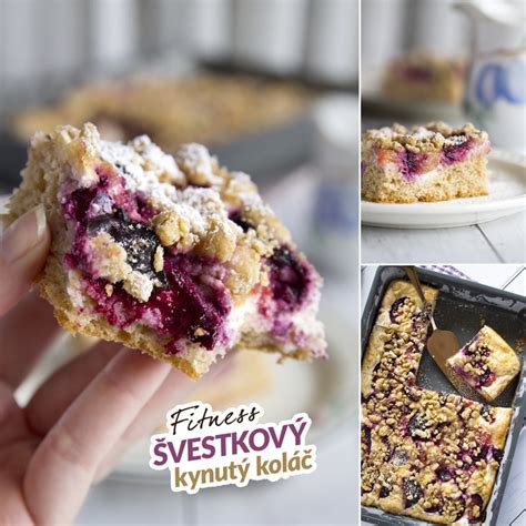 Fitness makovo-tvarohovo-slivkový koláč