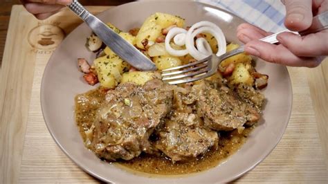 Marinované bravčové mäso s cesnakom a horčicou