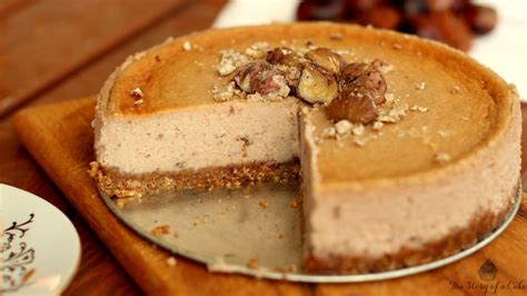 Fit gaštanový cheesecake