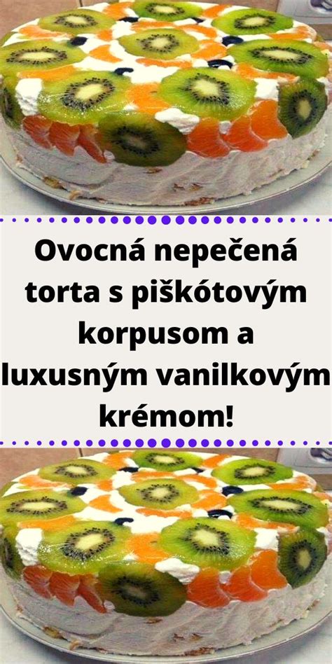 Vrstvená torta s piškótovým korpusom
