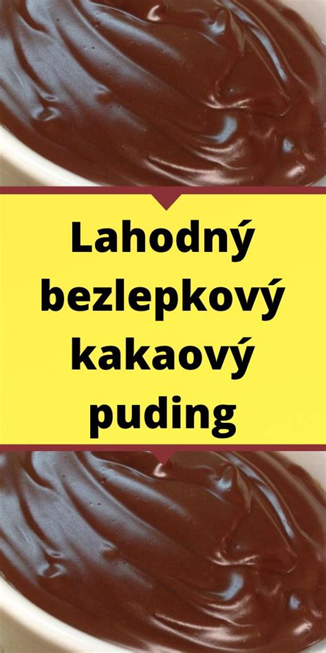 Hustý kakaový puding