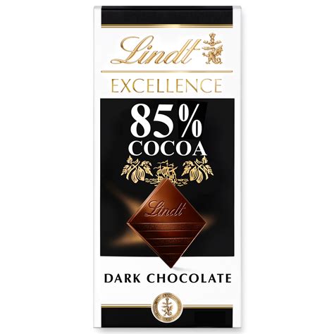Porovnanie rôznych percent kakaa v čokoládach Lindt Excellence