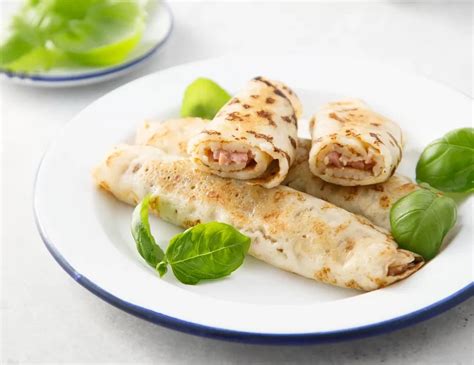 Plnené palacinky so šunkou a syrom