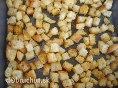 Zlatisté cesnakové krutóny