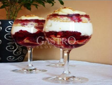 Trifle v pohári