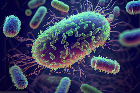 Ilustrácia baktérie Salmonella