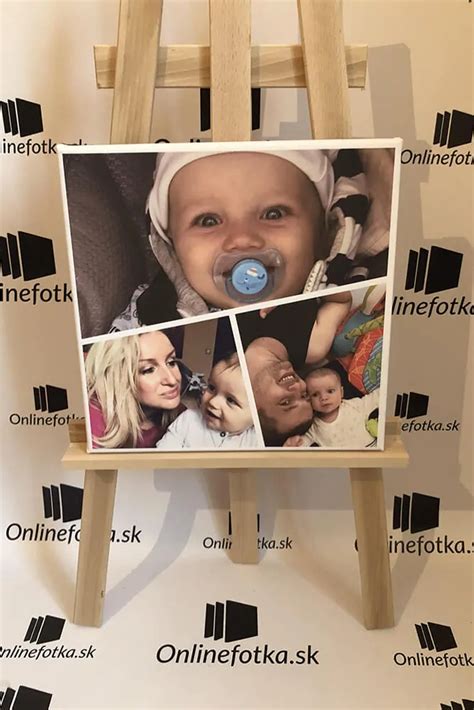 Ukážka fotokoláže vytlačenej na plátno