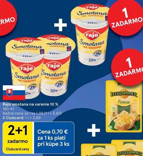 Smotana na varenie v rôznych jedlách