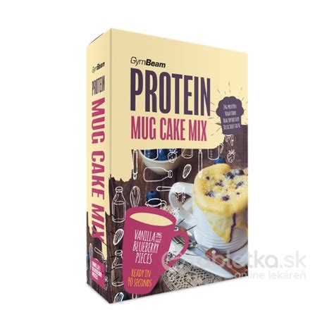 Obrázok proteínového mug cake v šálke
