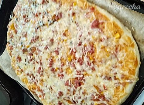 servírovaná domáca pizza