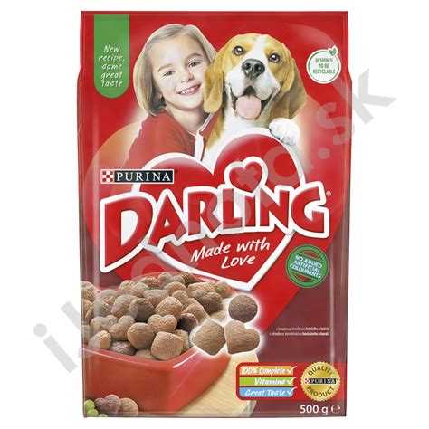 Balenie krmiva Darling pre psov s hovädzím mäsom