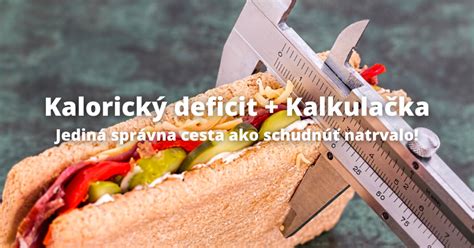 Kalorický deficit pre chudnutie