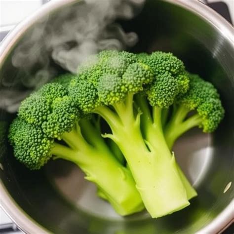 Surová brokolica pripravená na varenie