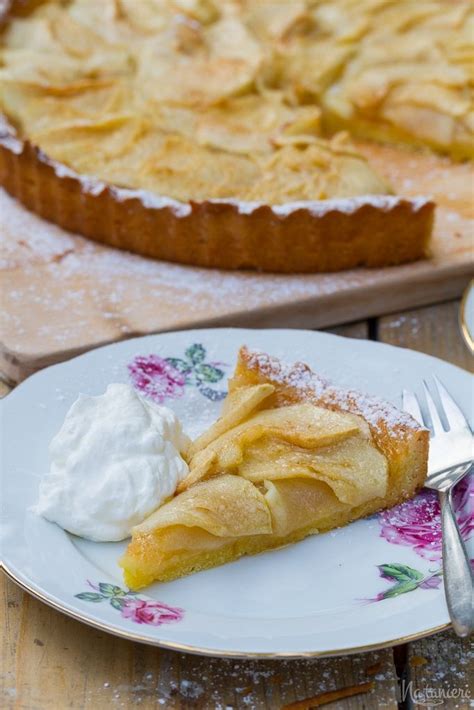 Jablkový tart s karamelizovaným mliekom a opáleným snehom