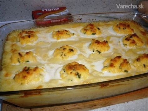 zapečené plnené vajcia