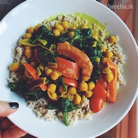 Zeleninové curry so špenátom