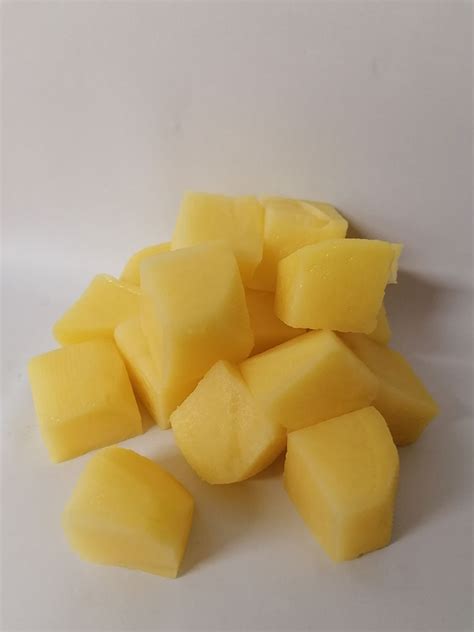 Zemiaky nakrájané na kocky
