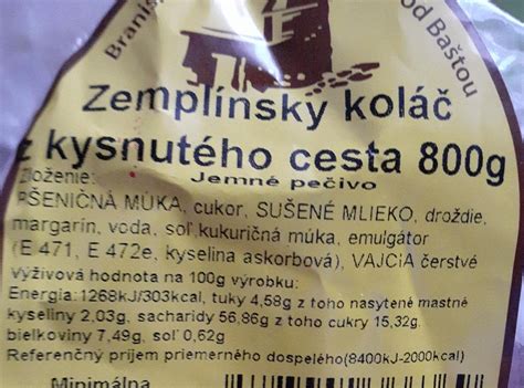 Zložky kysnutého cesta a proces miesenia