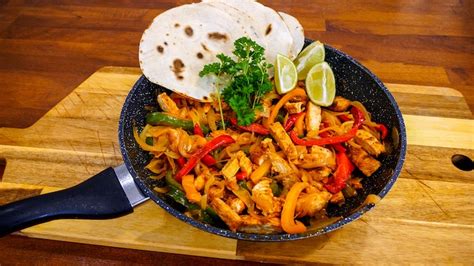 Pikantné kuracie fajitas v tortille