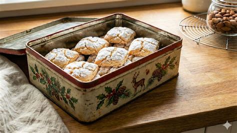 Toskánske vianočné pečivo Ricciarelli