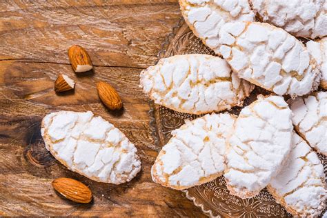 Pohľad na Ricciarelli s popraskaným povrchom
