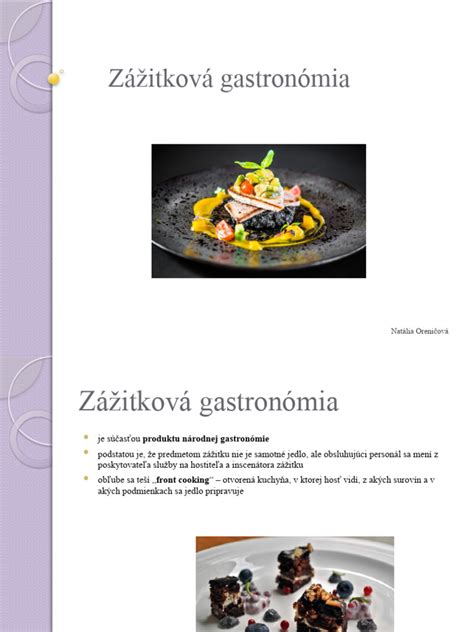 Ilustrácia: Zážitková gastronómia - zmyslový zážitok