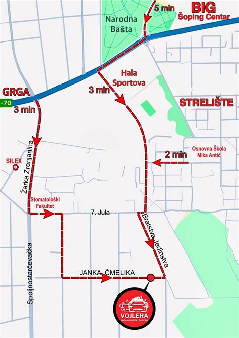 Mapa Vojlovice