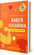 Prebal knihy Nabitá kuchárka a logo FIT LEADER