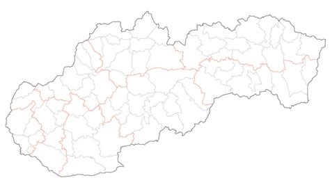 Mapa Slovenska s označenými regiónmi a ich variantmi kapustnice