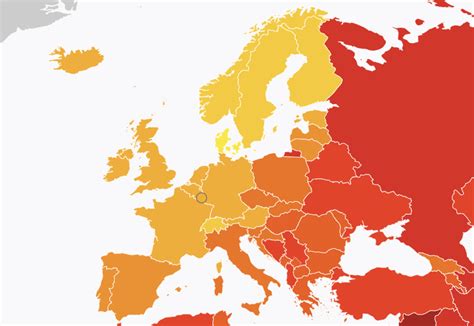 Mapa rozšírenia vtáčej chrípky v Európe