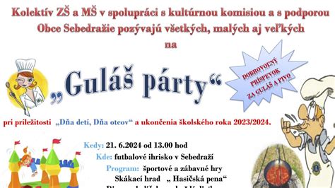 Ilustrácia pozvánky na guláš party
