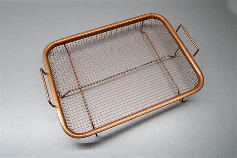 Rozmery košíka a plechu na pečenie Copper Crisper