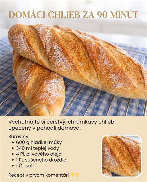 čerstvý domáci chlieb bez droždia