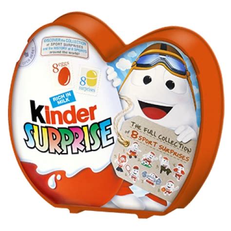 Rôzne typy balení Kinder Surprise a kreatívne spôsoby darovania