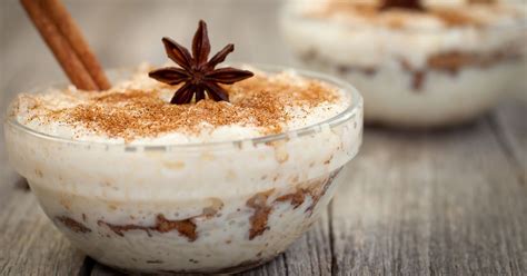 Ryžový puding s hrozienkami a škoricou