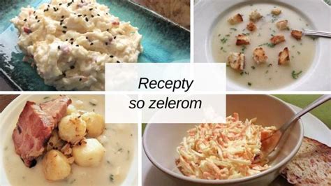 Rôzne jedlá so zelerom