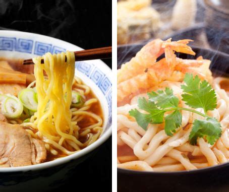 Rozdiely medzi udon, ramen a ryžovými rezancami