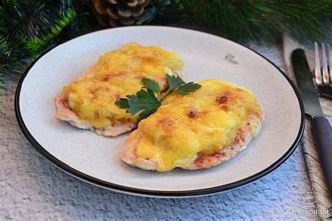 Havajský kurací rezeň s ananásom a syrom