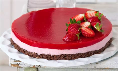 Cheesecake s jahodovou polevou