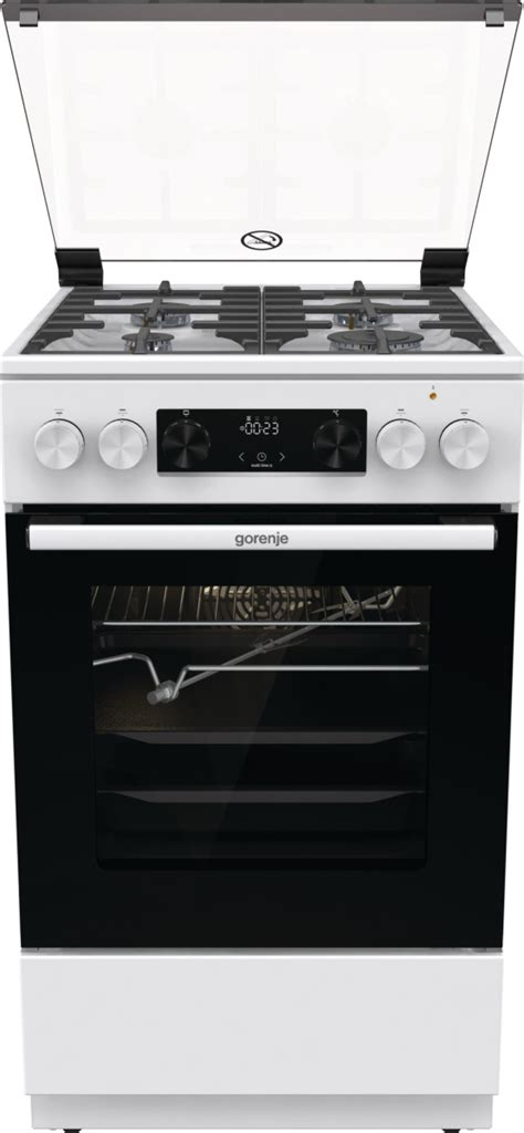 Pohľad na kombinovaný sporák Gorenje K 5351 WH